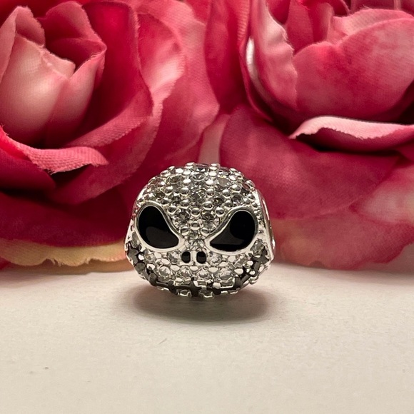 Bracelet Charm for Pandora Disney’s Jack Skellington Sterling Silver - Picture 3 of 8